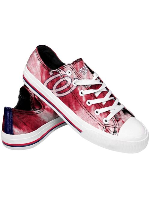 FOCO Women's Washington Nationals Tie-Dye Canvas Shoe