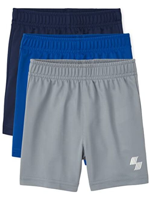 The Children's Place Boys' and Toddler Basketball Shorts 3-Pack