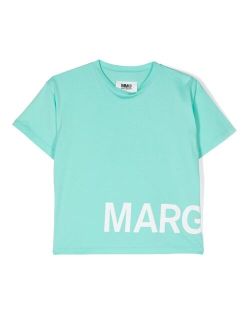 Kids logo-print cotton T-shirt