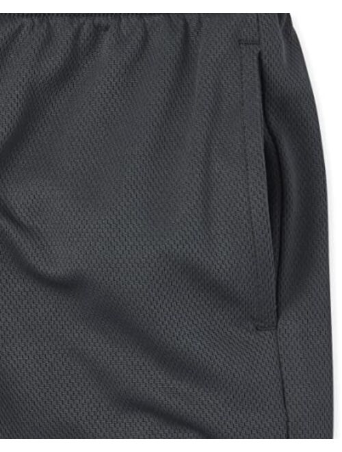 The Children's Place Boys' 2 Pack Mesh Performance Basketball Shorts