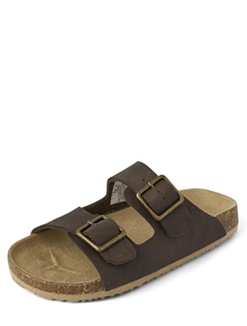 The Children's Place Unisex-Child Buckle Slides Sandal