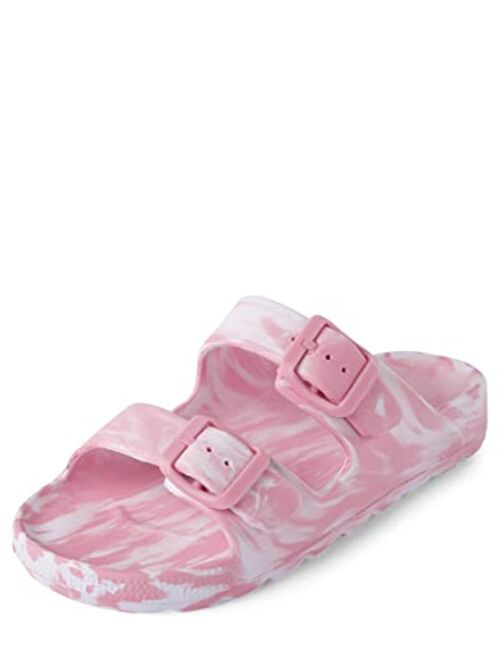 The Children's Place Unisex-Child Buckle Slides Sandal