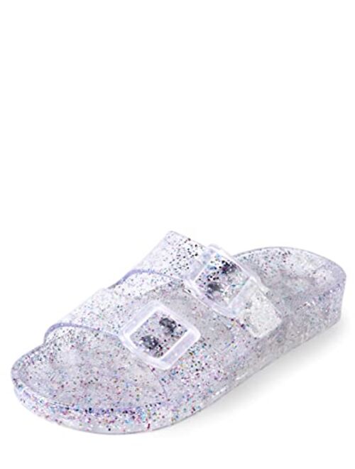 The Children's Place Unisex-Child Buckle Slides Sandal