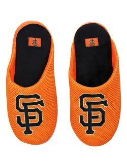 Men's FOCO San Francisco Giants Big Logo Colorblock Mesh Slippers