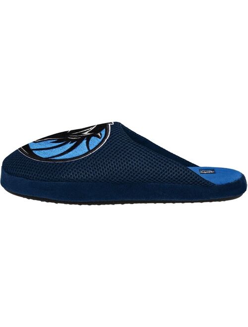 FOCO Men's Dallas Mavericks Big Logo Colorblock Mesh Slippers