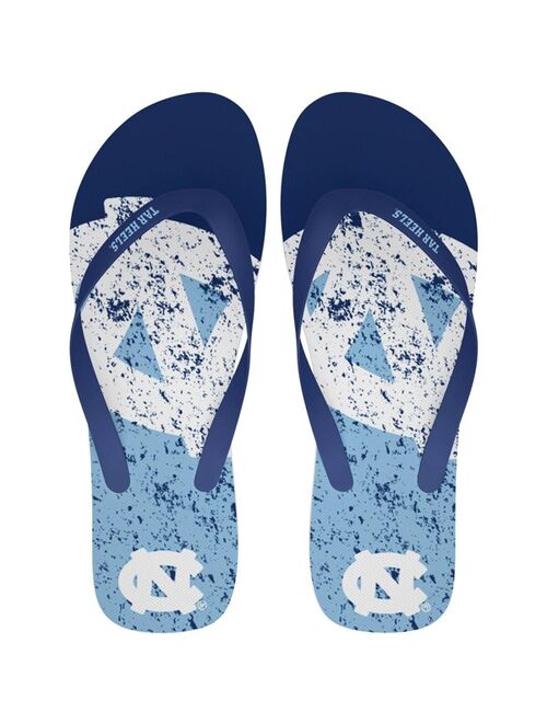 FOCO Men's and Women's North Carolina Tar Heels Big Logo Flip-Flops