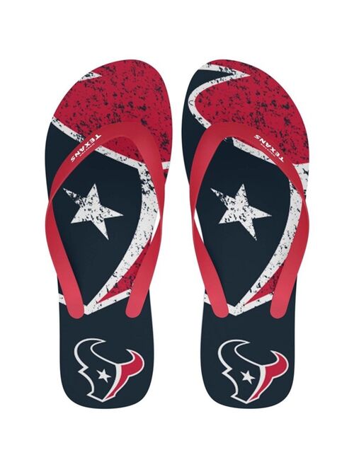 FOCO Men's and Women's Houston Texans Big Logo Flip-Flops