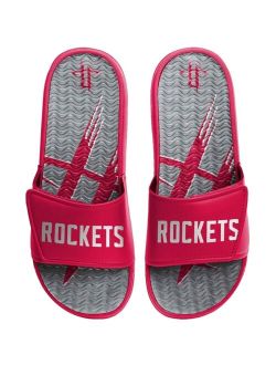 Men's FOCO Houston Rockets Wordmark Gel Slide Sandals