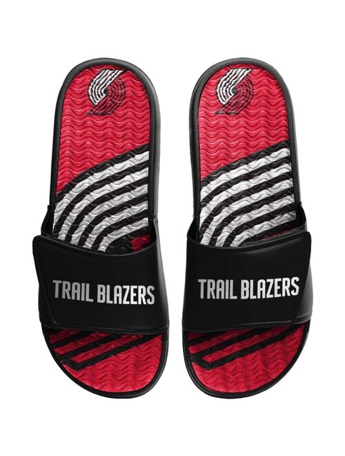 FOCO Men's Red Portland Trail Blazers Wordmark Gel Slide Sandals