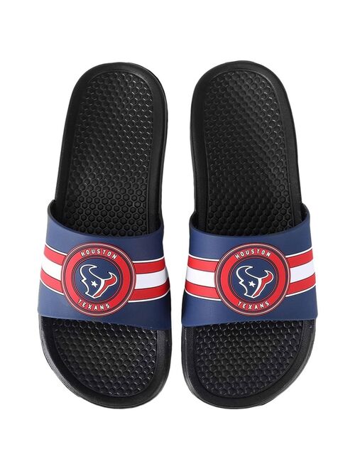 Men's FOCO Houston Texans Logo Slide Sandals