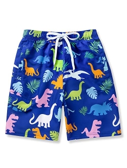 Sloosh Boys Swim Trunks, Quick Dry Drawstring UPF 50+ Kids Swim Shorts, Toddler Beach Shorts, Boardshort, Boy Swimwear