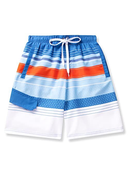 Sloosh Boys Swim Trunks, Quick Dry Drawstring UPF 50+ Kids Swim Shorts, Toddler Beach Shorts, Boardshort, Boy Swimwear