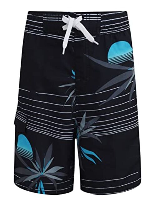 Kanu Surf Boys' Echo Quick Dry UPF 50+ Beach Swim Trunk