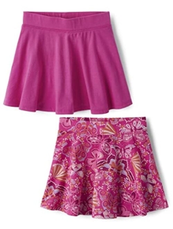 Girls' Pull on Everyday Skorts 2 Pack