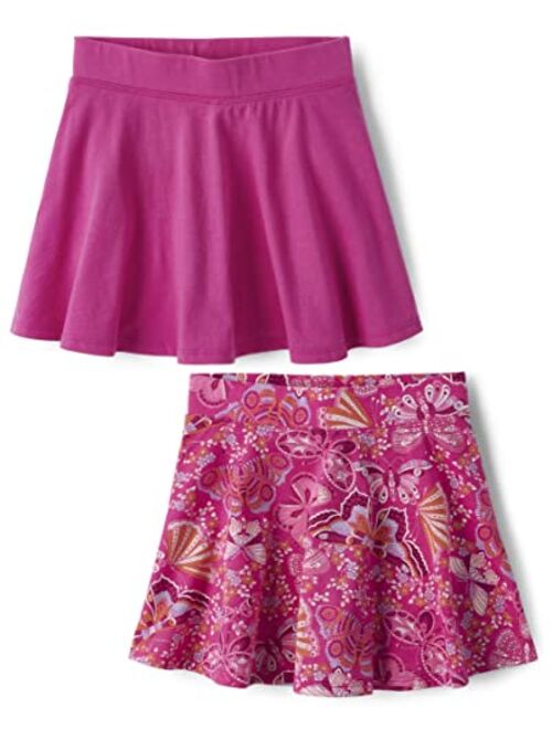 The Children's Place Girls' Pull on Everyday Skorts 2 Pack