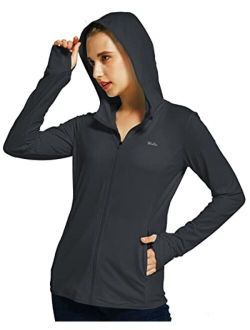 KPSUN Women's UPF 50+ UV Sun Protection Clothing Zip Up Hoodie SPF Long  Sleeve Sun Shirt Fishing Hiking Outdoor Jacket