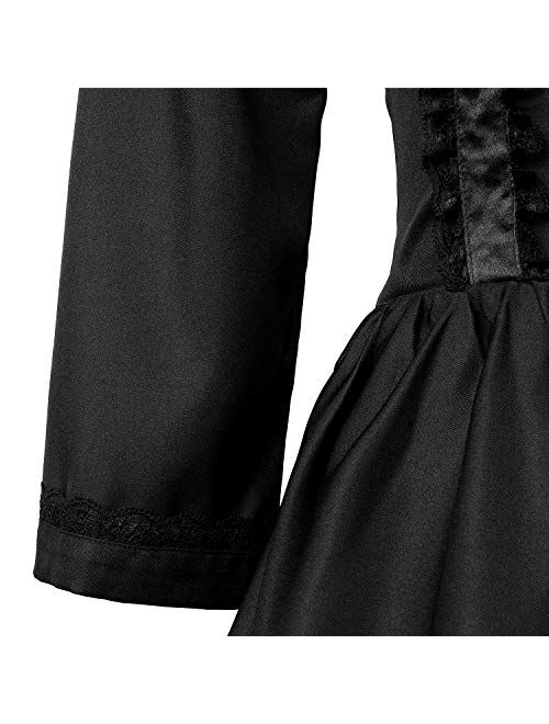 Re-Lady Gothic Victorian Dresses for Women Civil War Costumes Queen Ball Gown Masquerade Dress