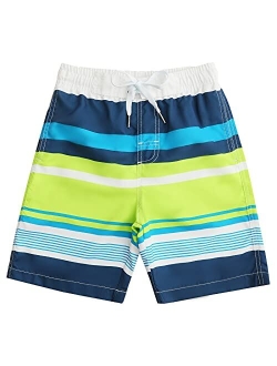 Kute 'n' Koo Boys Swim Trunks, Quick Dry Boys Boardshorts, Boys Bathing Suit Sizes from 2T to 18/20