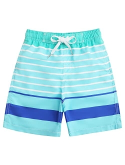 Kute 'n' Koo Boys Swim Trunks, Quick Dry Boys Boardshorts, Boys Bathing Suit Sizes from 2T to 18/20