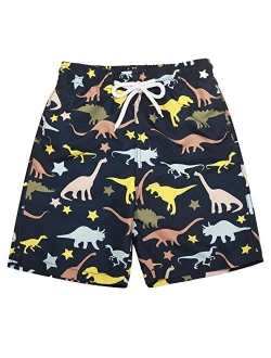 Kute 'n' Koo Boys Swim Trunks, Quick Dry Boys Boardshorts, Boys Bathing Suit Sizes from 2T to 18/20