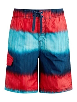 Boys' Reflection Quick Dry UPF 50  Beach Swim Trunk