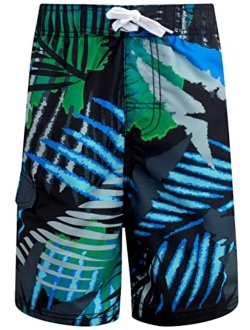 Boys' Reflection Quick Dry UPF 50  Beach Swim Trunk