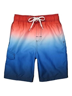 Boys' Line Up Quick Dry UPF 50  Beach Swim Trunk