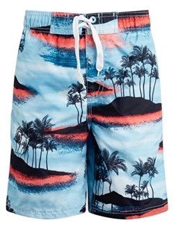 Boys' Line Up Quick Dry UPF 50  Beach Swim Trunk