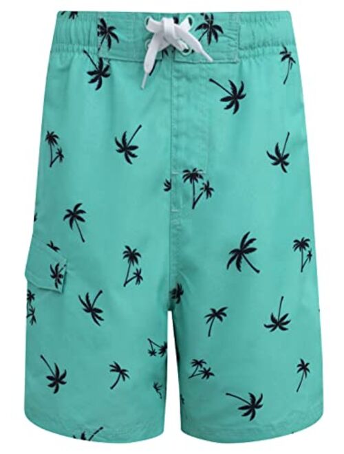 Kanu Surf Boys' Line Up Quick Dry UPF 50+ Beach Swim Trunk