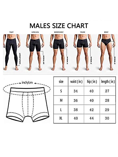 Formrs Unicorns Men's Underwear Men Boxer Briefs Comfort Soft Boxer Briefs