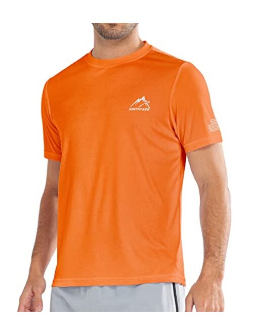 NORTHYARD Men's UPF 50+ UV Sun Protection Shirts SPF Quick Dry Short Sleeve T-Shirts for Hiking Fishing Swim Rash Guard