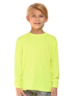 INGEAR Boys UPF50+ Long Sleeve UV Sun Protection Swim Shirt Quick Dry Outdoor Rash Guard for Boys