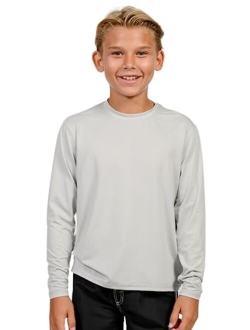 INGEAR Boys UPF50+ Long Sleeve UV Sun Protection Swim Shirt Quick Dry Outdoor Rash Guard for Boys