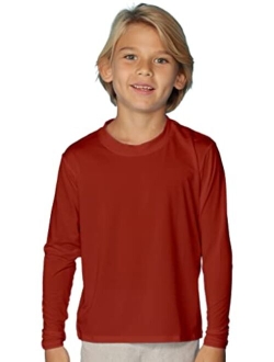 INGEAR Boys UPF50+ Long Sleeve UV Sun Protection Swim Shirt Quick Dry Outdoor Rash Guard for Boys