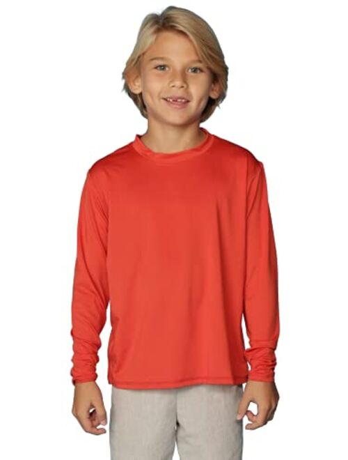 INGEAR Boys UPF50+ Long Sleeve UV Sun Protection Swim Shirt Quick Dry Outdoor Rash Guard for Boys