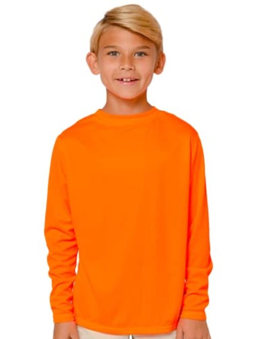 INGEAR Boys UPF50+ Long Sleeve UV Sun Protection Swim Shirt Quick Dry Outdoor Rash Guard for Boys