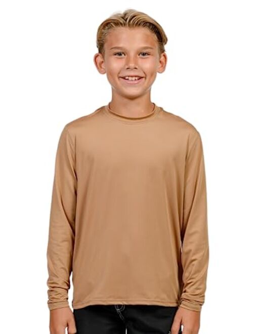 INGEAR Boys UPF50+ Long Sleeve UV Sun Protection Swim Shirt Quick Dry Outdoor Rash Guard for Boys