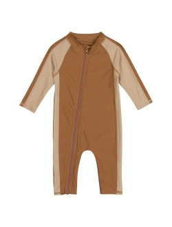 SwimZip UPF 50+ Boys Long Sleeve Sunsuit (Multiple Colors)