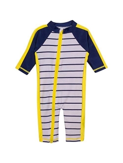 SwimZip UPF 50+ Boys Long Sleeve Sunsuit (Multiple Colors)