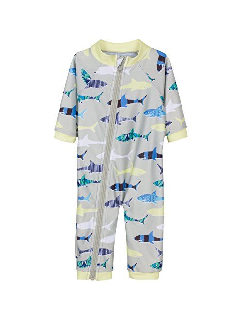 SwimZip UPF 50+ Boys Long Sleeve Sunsuit (Multiple Colors)