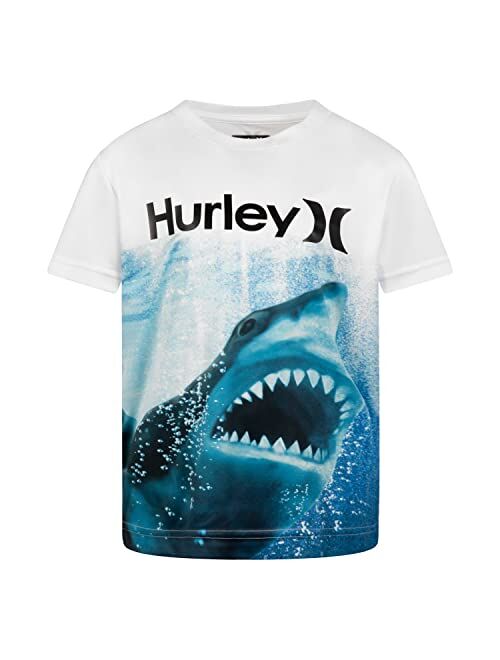 Hurley Boys' UPF 50+ Rash Guard Swim Shirt