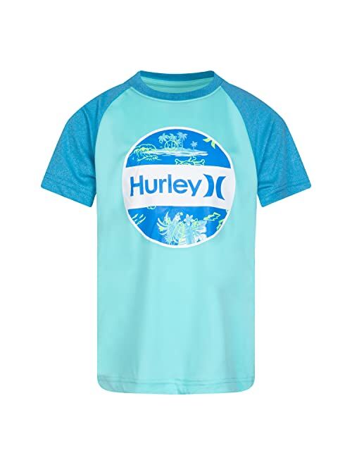 Hurley Boys' UPF 50+ Rash Guard Swim Shirt