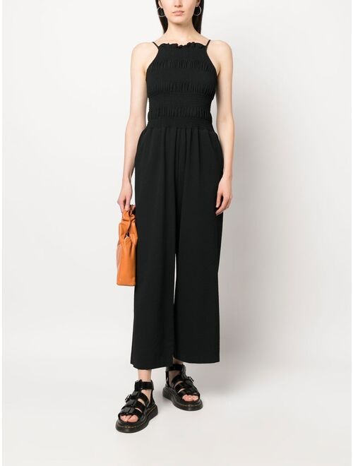 Bimba y Lola smock maxi jumpsuit