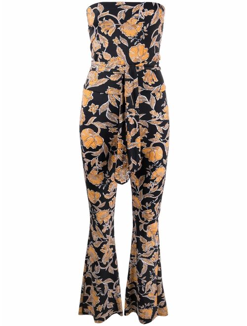 Patrizia Pepe floral-print flared jumpsuit