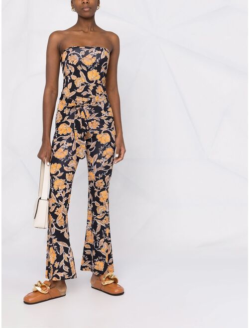 Patrizia Pepe floral-print flared jumpsuit