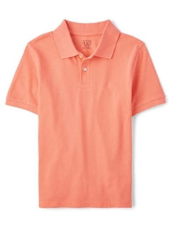 Boys' and Toddler Short Sleeve Pique Polo