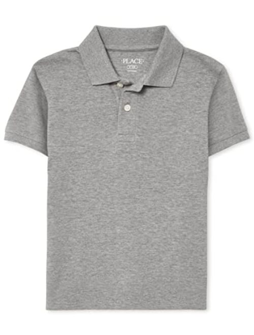 The Children's Place Boys' and Toddler Short Sleeve Pique Polo