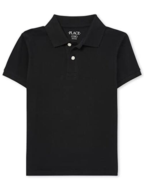 The Children's Place Boys' and Toddler Short Sleeve Pique Polo