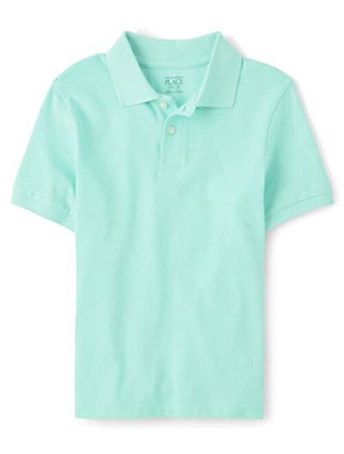 The Children's Place Boys' and Toddler Short Sleeve Pique Polo