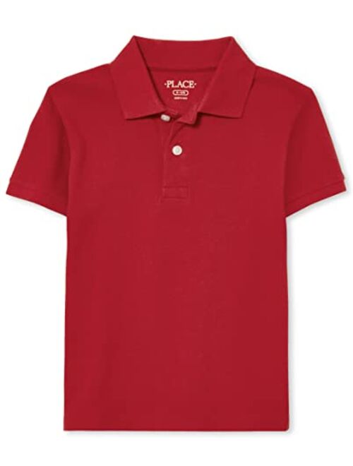 The Children's Place Boys' and Toddler Short Sleeve Pique Polo